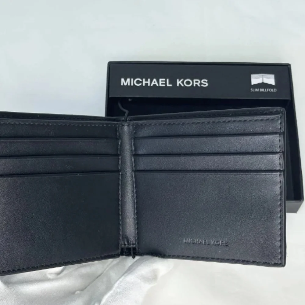 Michael Kors Blue Slim Billfold Wallet